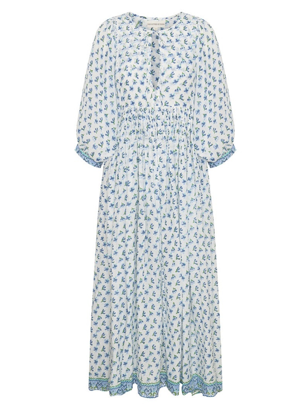 DAUGHTERS OF INDIA Kyra Maxi Dress in Azure - Picture 7 of 16